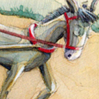 Detail einer Illustration aus dem Buch "Hurra, meine Enkel kommen!"