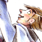 Detail einer Illustration zu der Lebensgeschichte "Von einer die auszog ..."